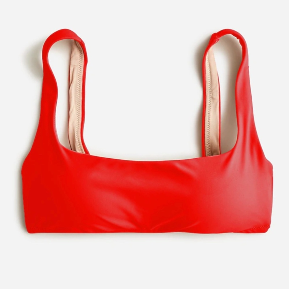 NWT New J.Crew Squareneck Bikini Top